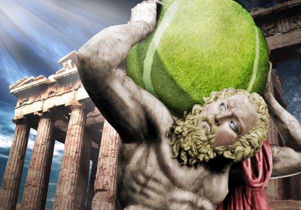 Atlas and the Tennis Ball